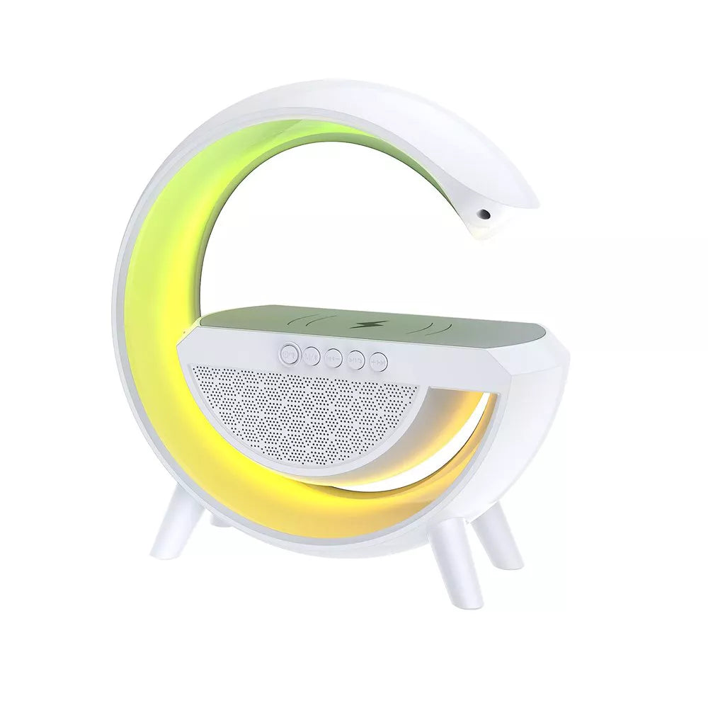 Multifunctional Bluetooth Speaker with Wireless Charging & LED Ambient Light