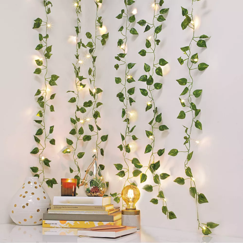 LED Vine Curtain String Lights With Remote Control